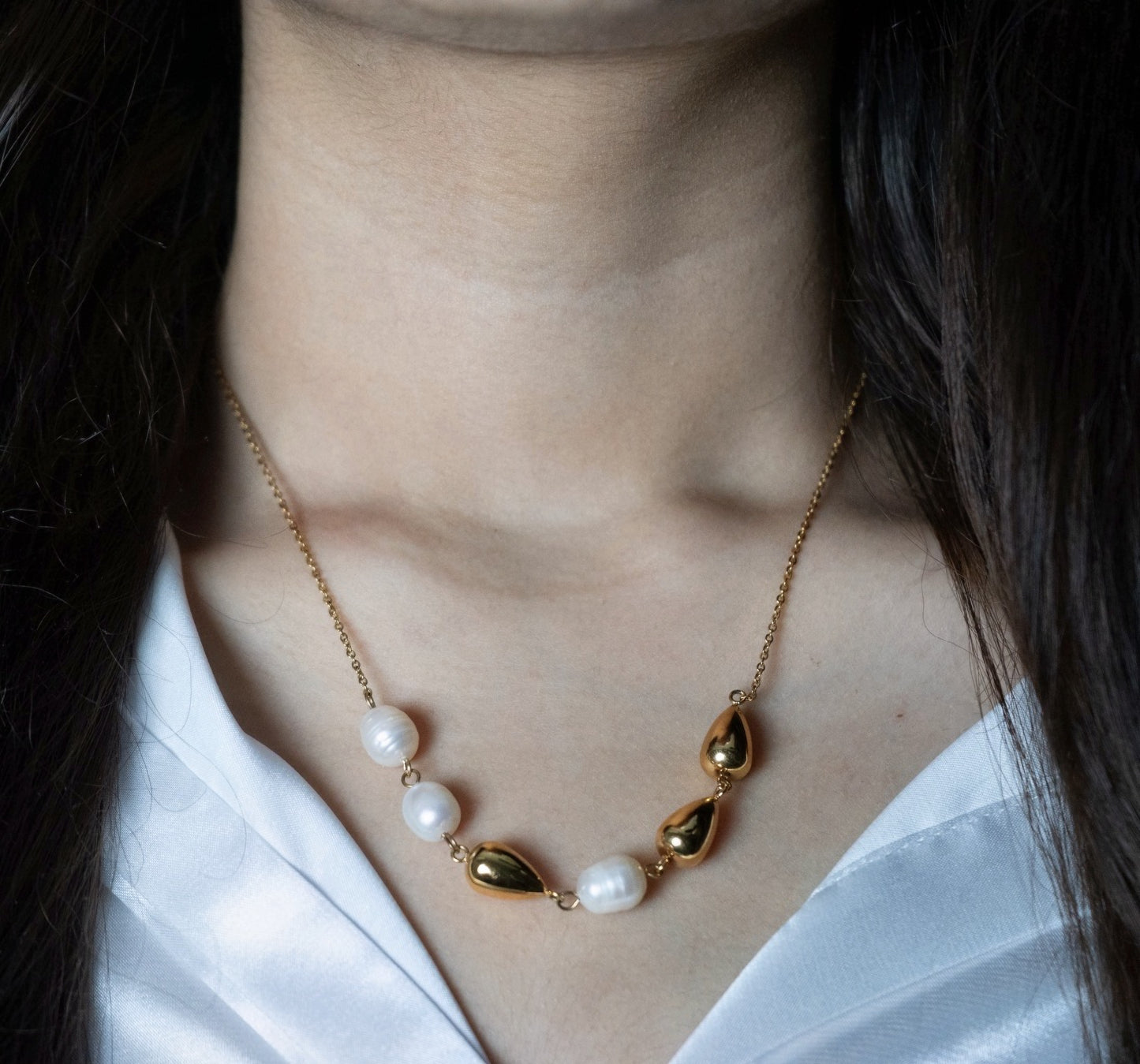 Freshwater Pearl Dewdrop Necklace