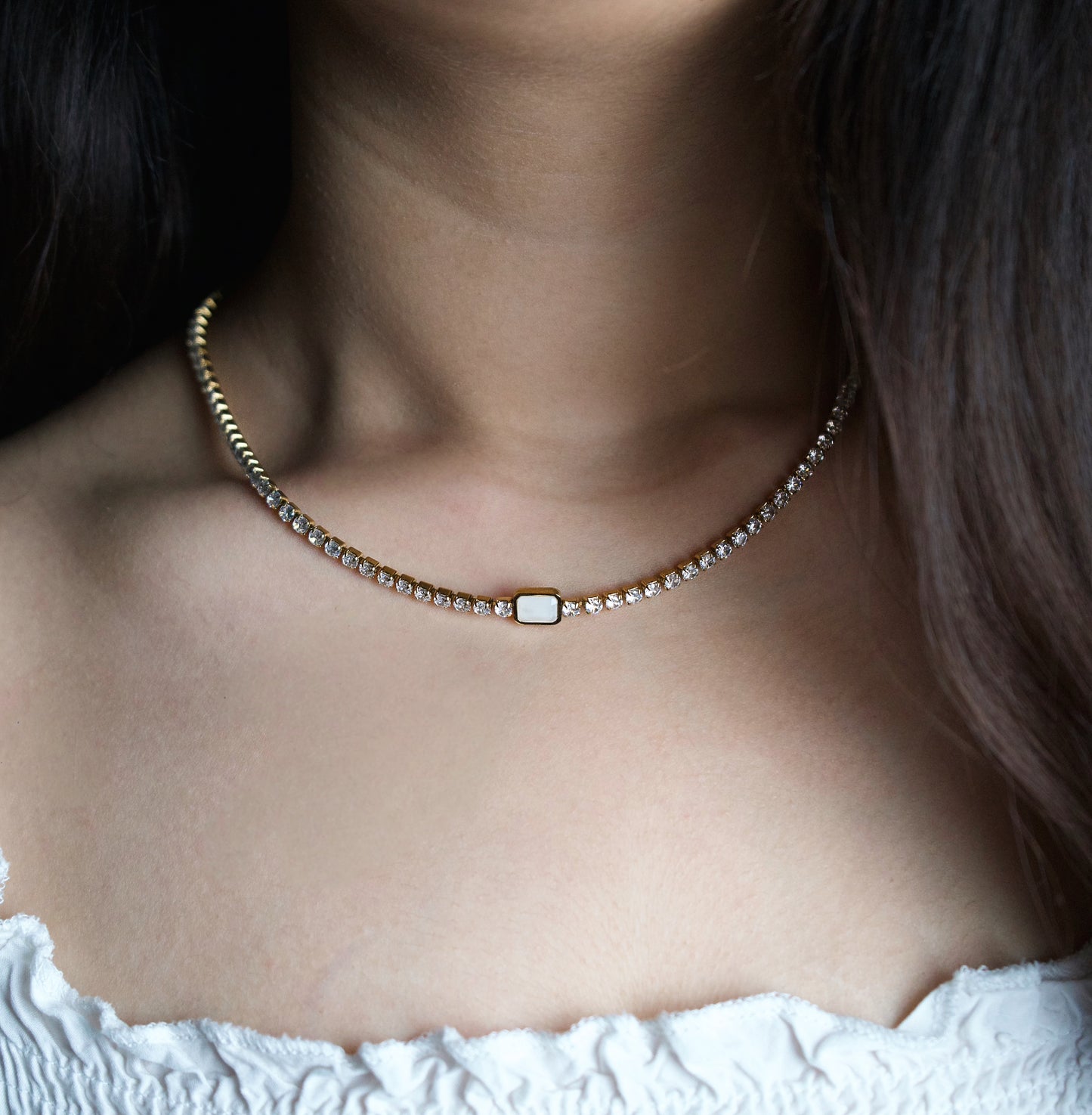 Twinkle Tennis Necklace